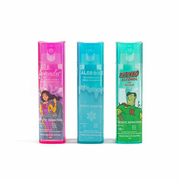 Scented Alcohol Spray Trio Pack 12ml