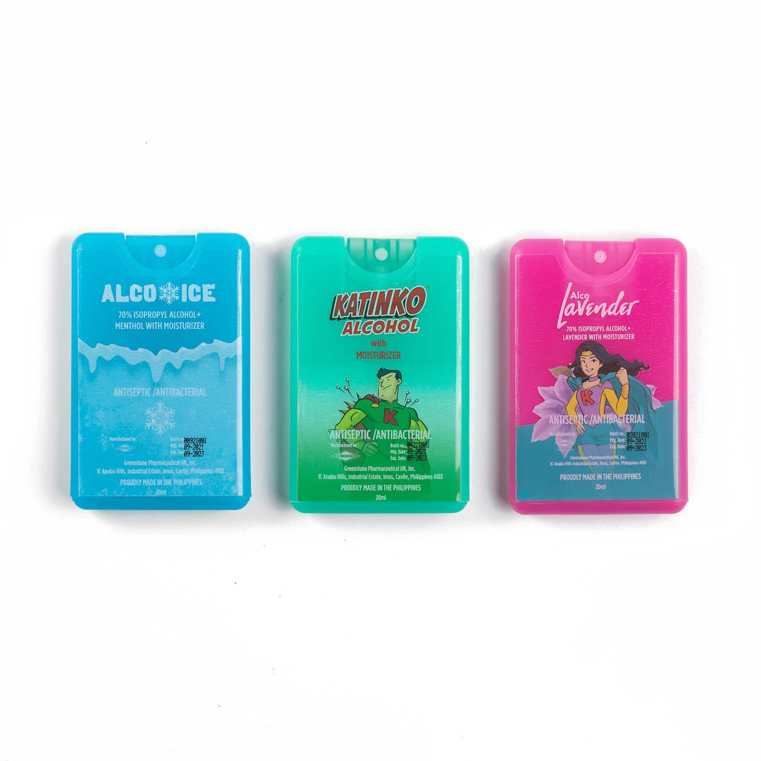 Scented Alcohol Card Spray Trio Pack 20ml